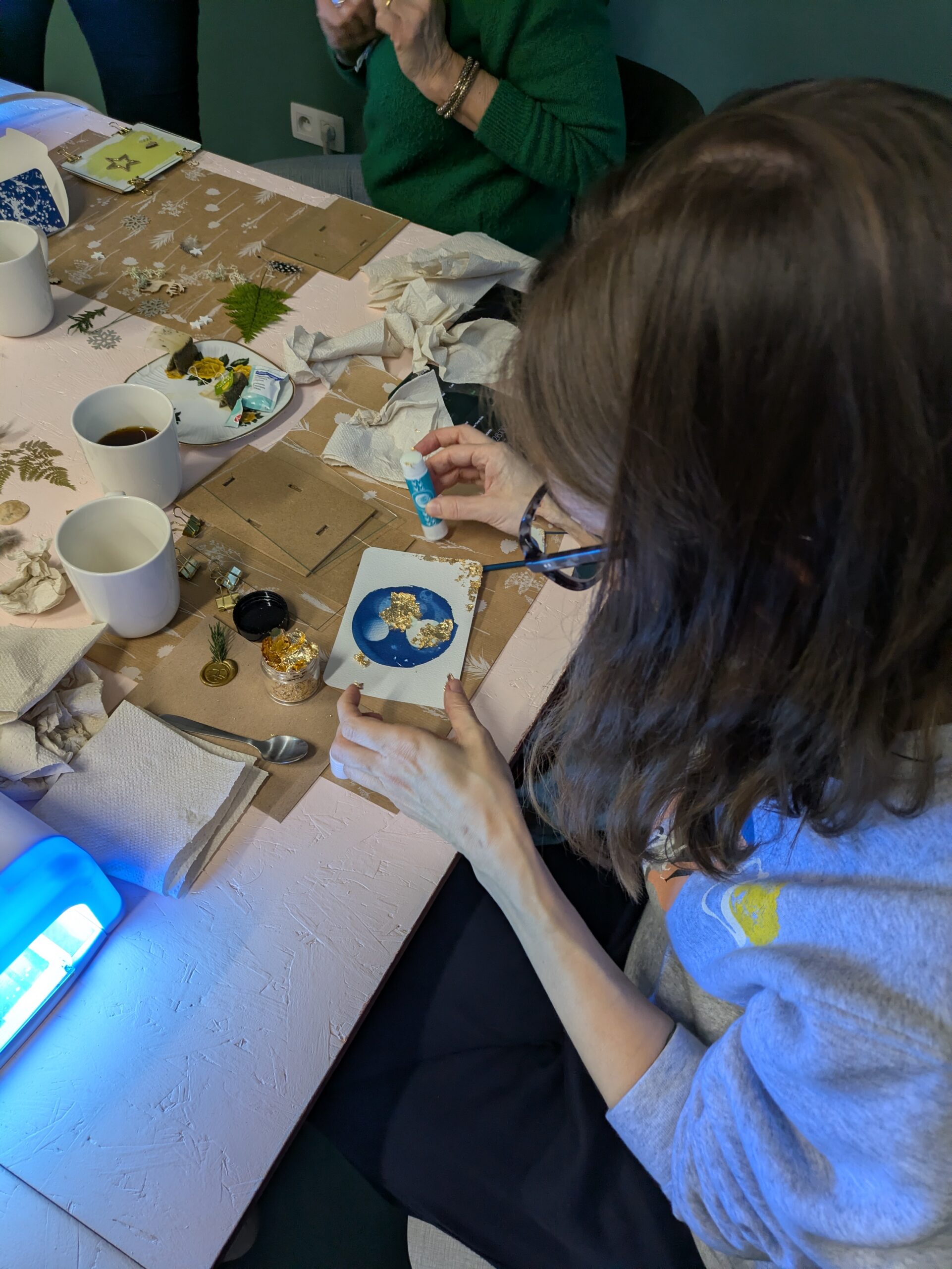 workshop cyanotype kerstkaarten - zaterdag 28 november - 14u-16u30 - Afbeelding 3